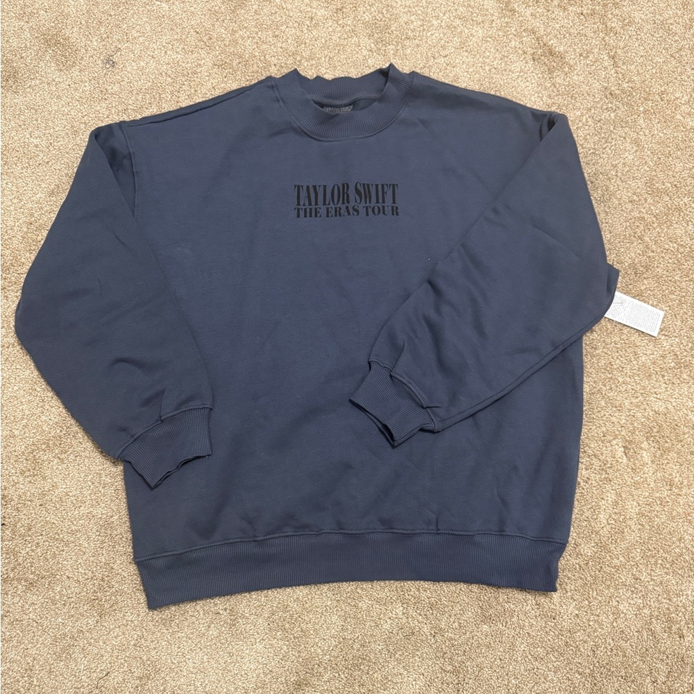 Taylor Swift Concert Merch Blue Crew Neck